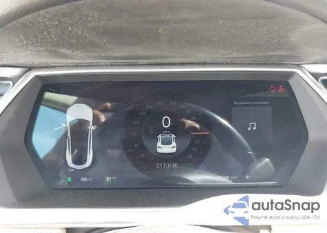 2013 Tesla Model S z USA, uszkodzony, nr VIN 5YJSA1CN3DFP10391